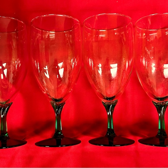 LIBBEY - Domaine Juniper Green - set of 4 - Picture 1 of 6